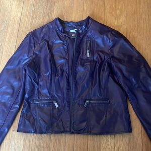 Loft women’s leather jacket, Large